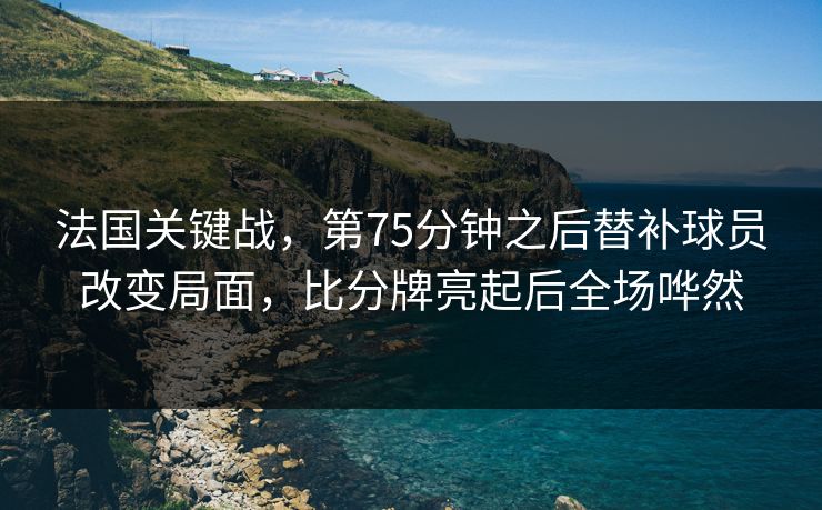 法国关键战，第75分钟之后替补球员改变局面，比分牌亮起后全场哗然