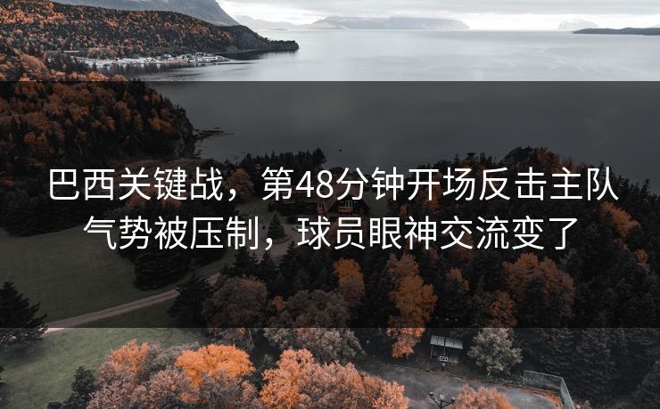 巴西关键战，第48分钟开场反击主队气势被压制，球员眼神交流变了