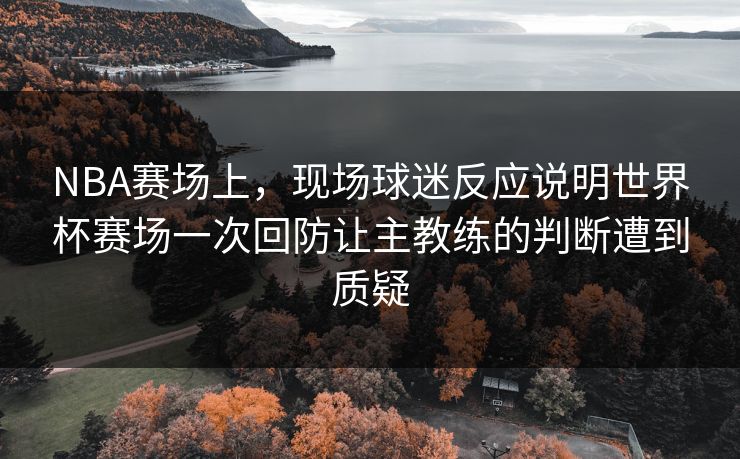 NBA赛场上，现场球迷反应说明世界杯赛场一次回防让主教练的判断遭到质疑